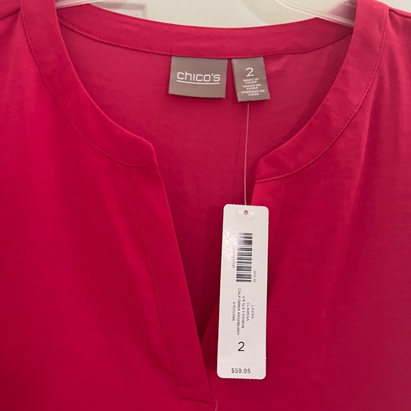 Chico’s Top Size L /  2 Lavar Clarissa NWT - Picture 4 of 6